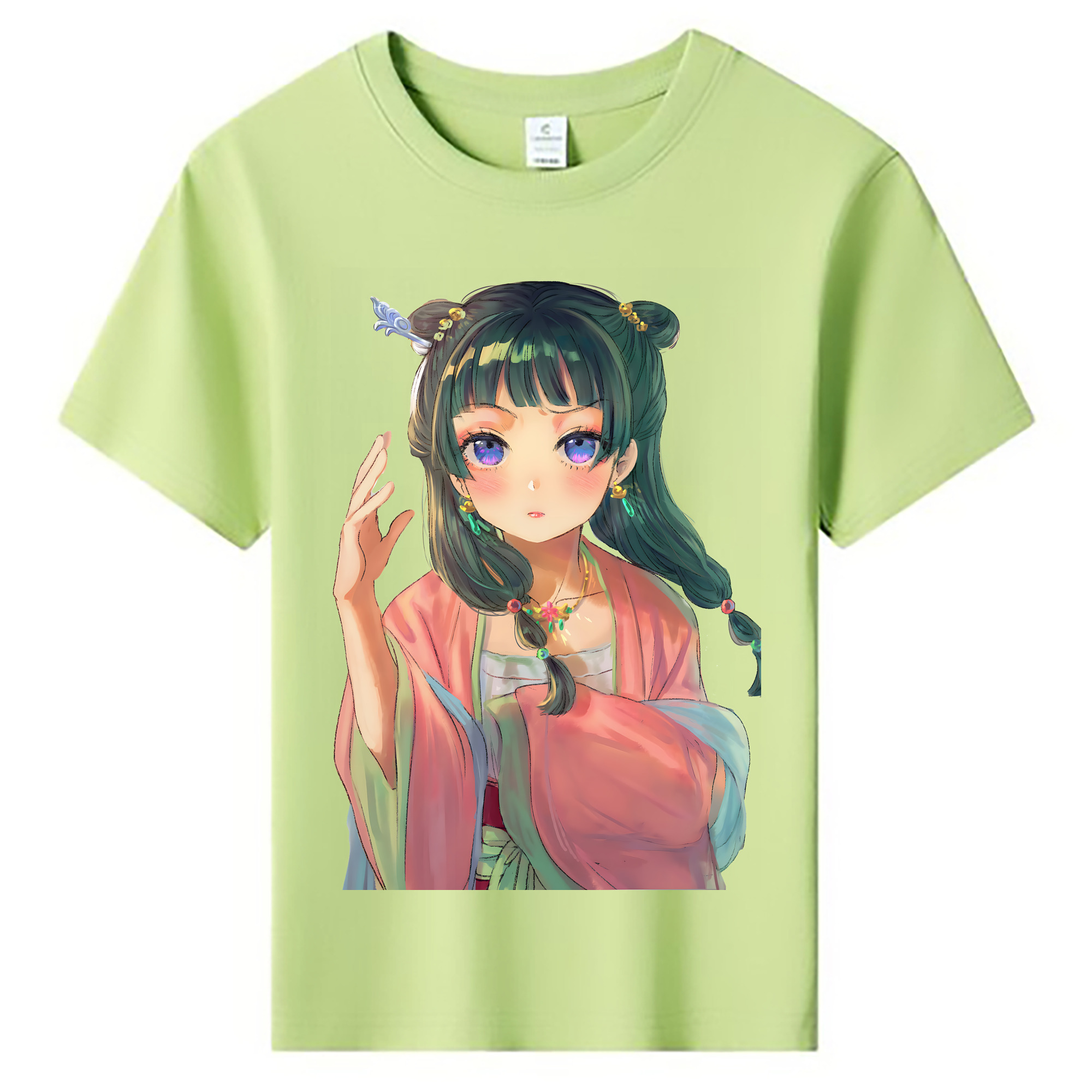 （画像用） 薬屋のひとりごと The Apothecary Diaries 綿100％キッズTシャツ（フロントプリント）